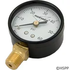 Generic Pressure Gauge 1/4"Mpt, 0-60Psi, Bottom Mount - IPG602-4LNL