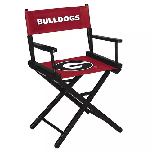 Georgia Bulldogs Table Height Directors Chair