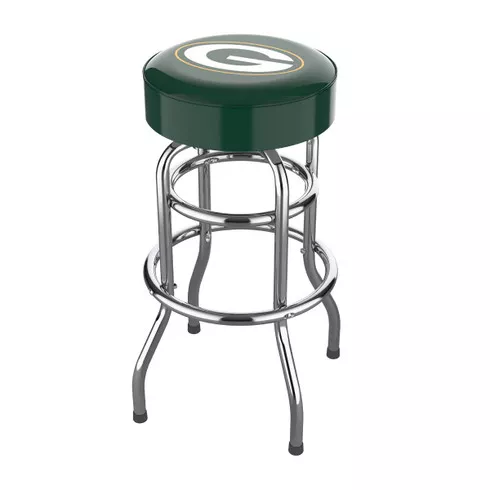 Green Bay Packers 30" Chrome Bar Stool