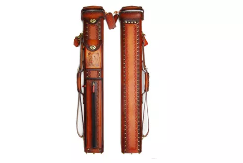 Hans Delta Genuine Leather 3x6 Hand Tooled Case - Bear