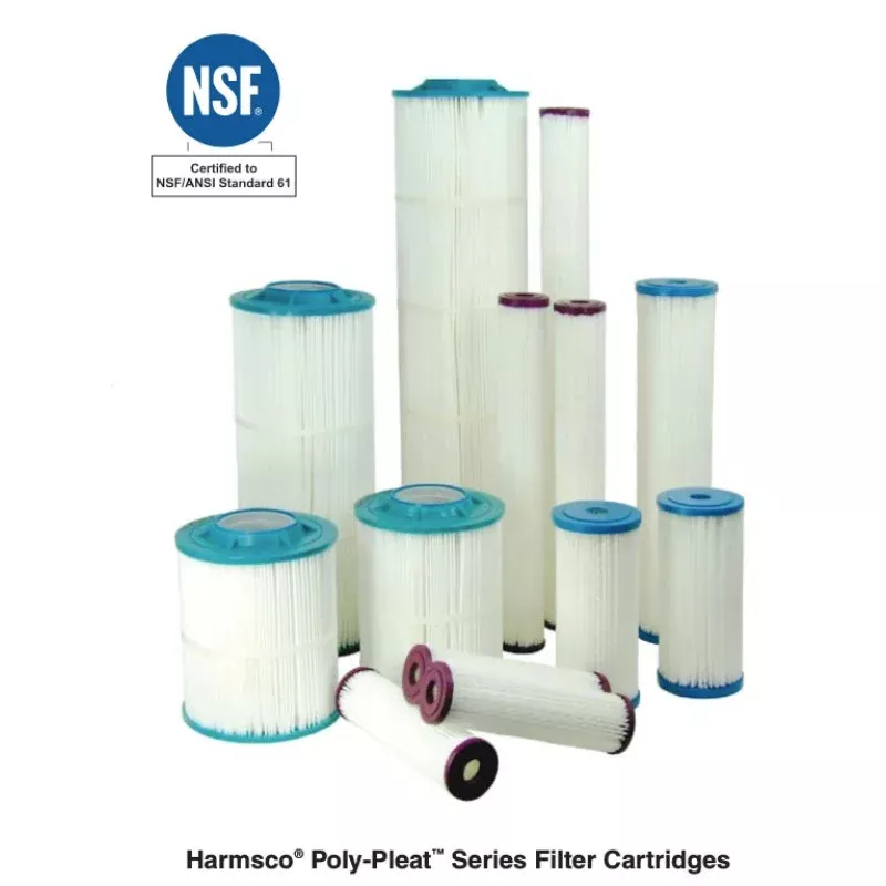 Harmsco Poly-Pleat Series – Pleated Filter Cartridge – Parasite removal – 2.5 x 20 inch – 1 Micron Absolute – PP-701-1/20