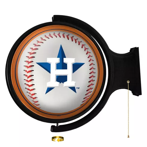 Houston Astros: Baseball - Original Round Rotating Lighted Wall Sign