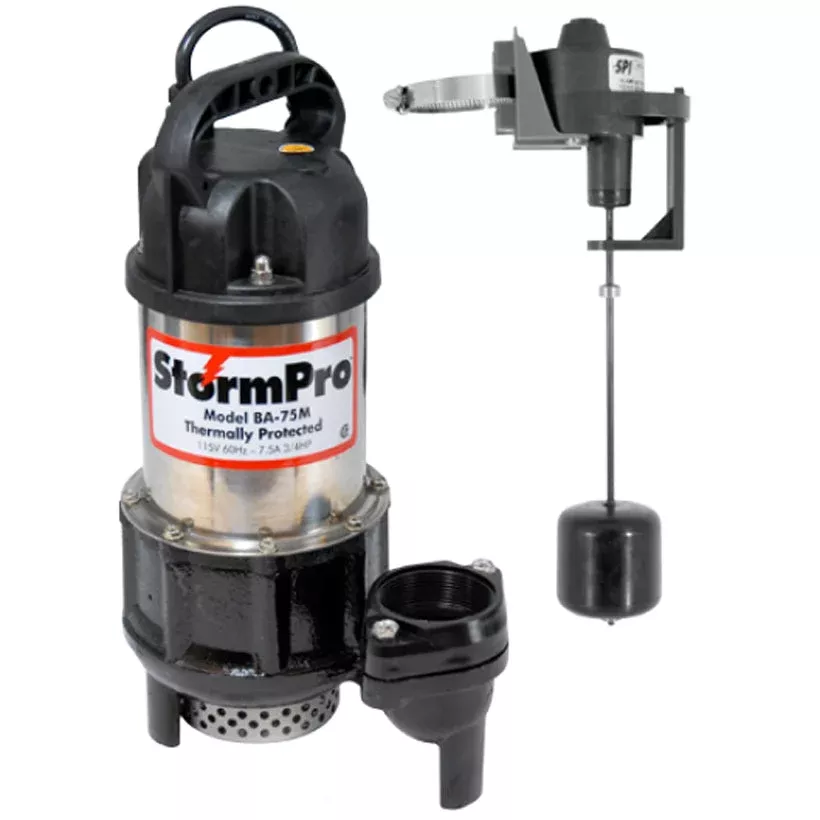 HP20144 (Ion Technologies) | BA75SPI (3/4 HP) – Sump Pump
