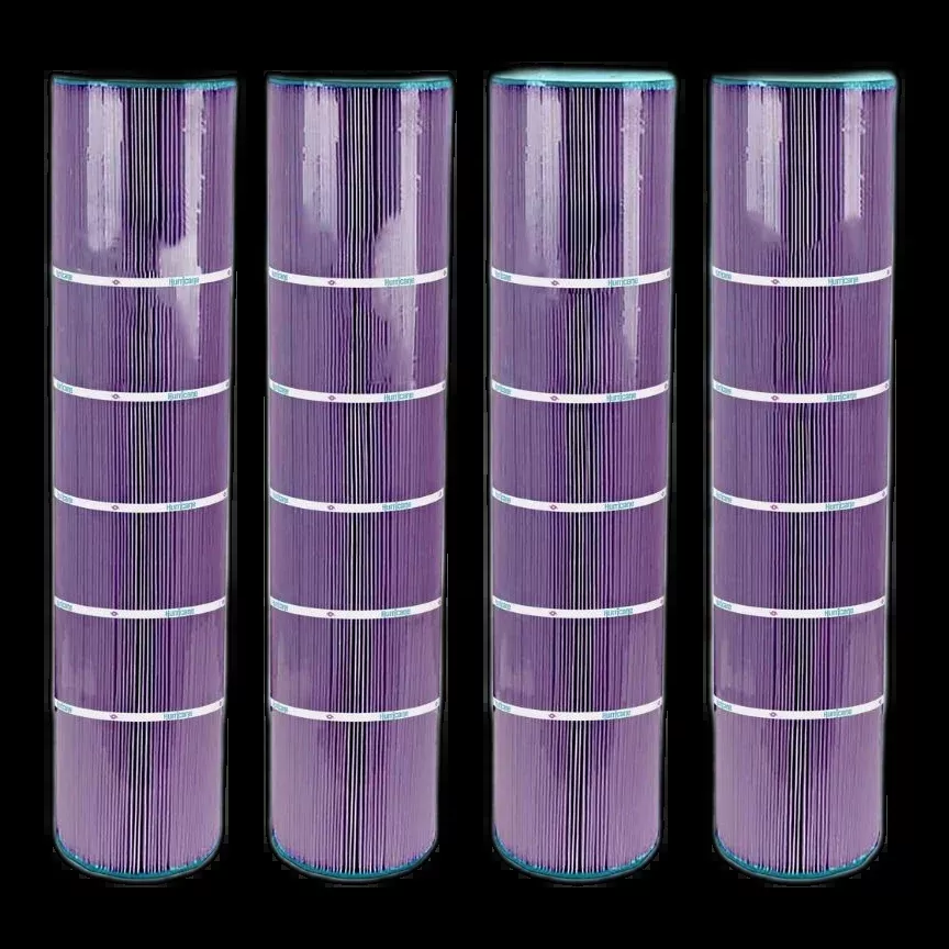 HURRICANE 4 PACK HF7472-04P PLATINUM PURPLE POOL FILTER CARTRIDGE REPLACEMENT