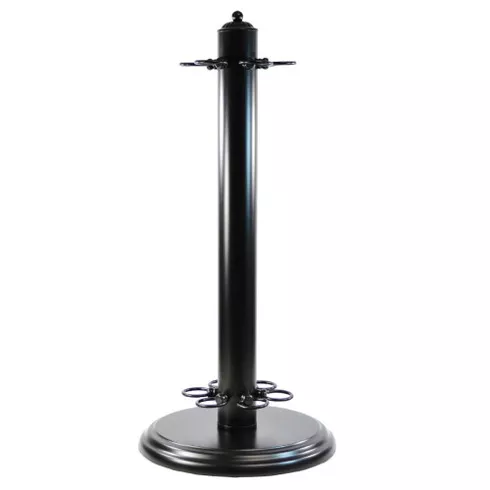 Imperial 6 Cue Black Matte Metal Floor Cue Rack
