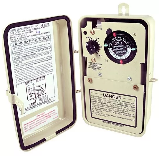 Intermatic Timer w/Freeze Guard, 240v (PF1102T)