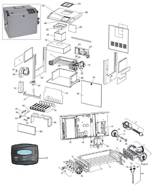 JANDY LXI 250 & 300, SIDE WALL VENT KIT | R0467301