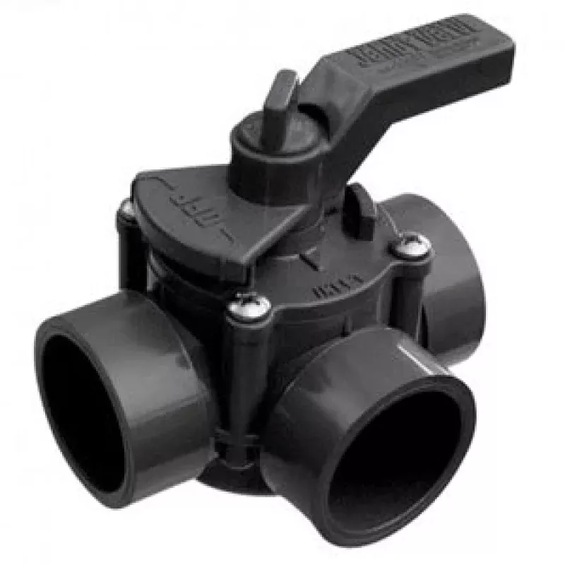 Jandy Pro Series 1.5 To 2 Inch 3 Way Space Saver Valve CPVC 3406