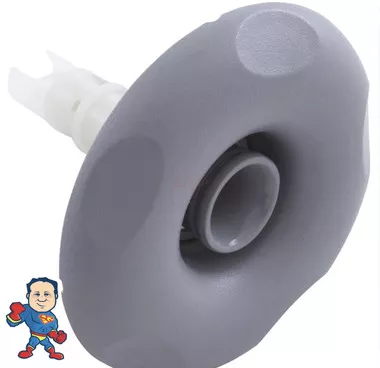 Jet Internal, CMP, Hurricane, 4" face diameter, Directional, 5 Scallop, Gray