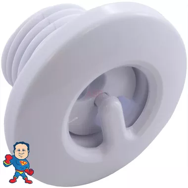 Jet Internal, G & G Micro Pulse, 1-5/8" face diameter,Twin Roto, Smooth, White