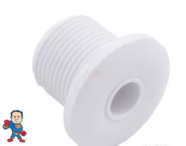 Jet Internal ,Pentair Euro, 1-1/2"face diameter, Fixed, with Wall Fitting, White