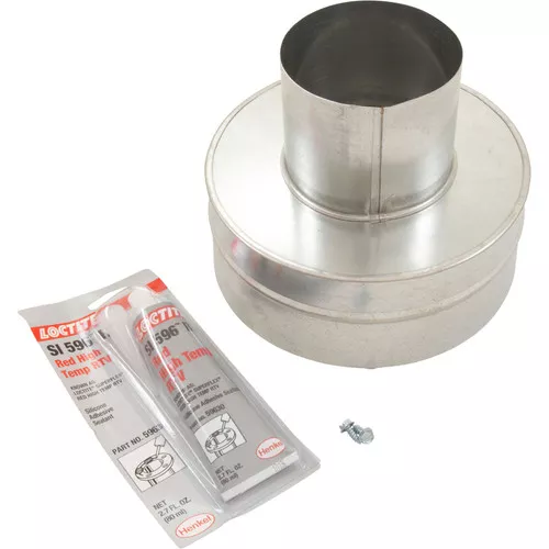 Kit Metal Flue Collar 4 Inx8 In Accessory 77707-0077
