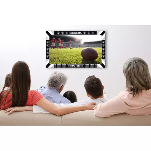 Las Vegas Raiders Big Game TV Frame