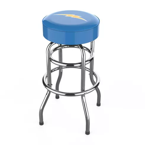 Los Angeles Chargers 30" Chrome Bar Stool