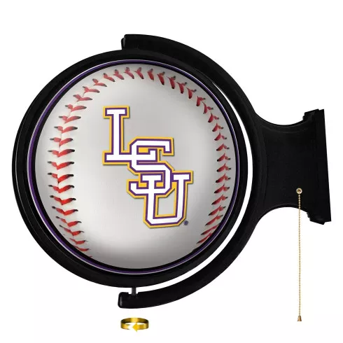 LSU Tigers Baseball Rotating Lighted Wall Sign