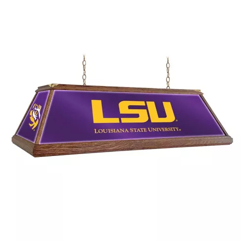 LSU Tigers: Premium Wood Pool Table Light