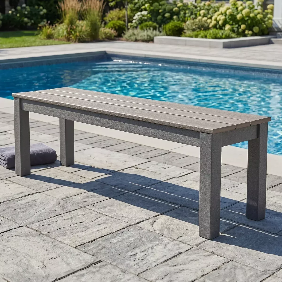 Mad Charcoal 60" Dining Bench