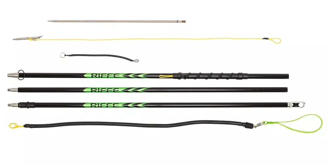 Mamba ROLLER Composite Pole Spear Kit – 9 Foot / 3 pc.