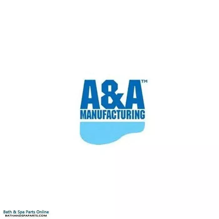 A&A Manufacturing Style II Cleaning Head Complete W/Floor Fitting [Low Flow] [Black] (523581)