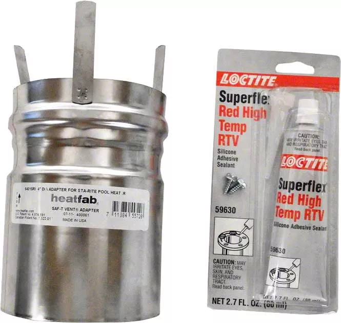 Max-E-Therm Indoor Vent Adapter – Stainless Steel