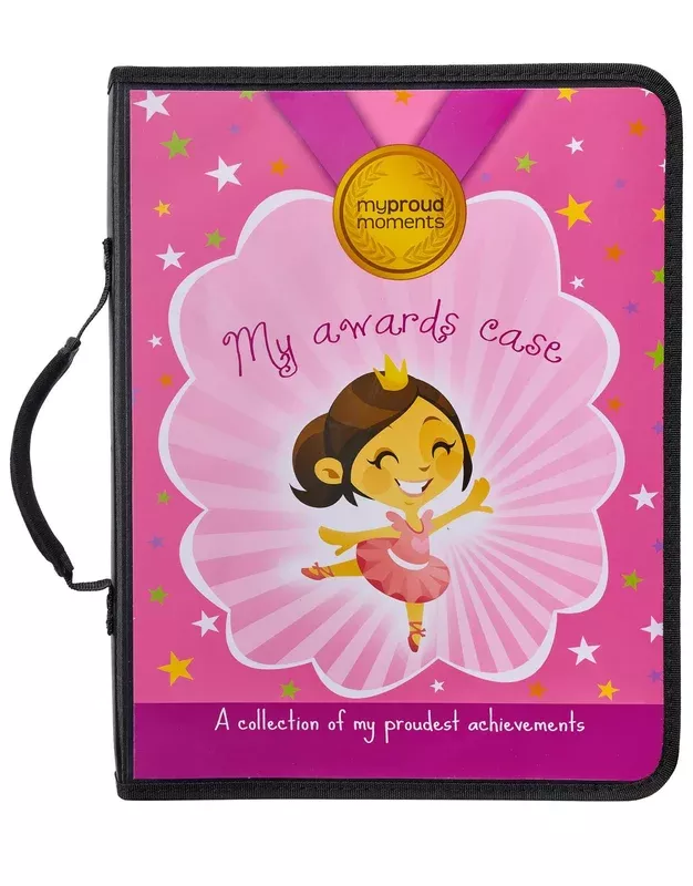 Medal, Badge & Certificate Case – Pink/Dance