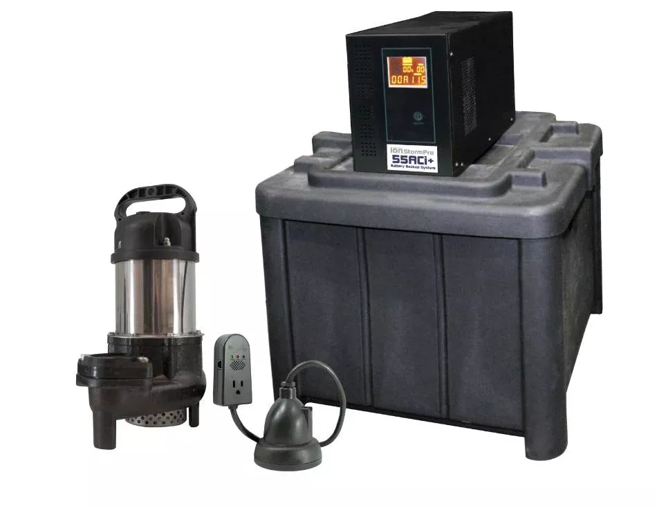 MET20361 (Ion Technologies) | Ion 55ACi+ (1/3 HP) – Sump Pump Battery Backup AC System