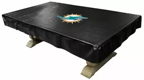 Miami Dolphins 8-ft. Deluxe Pool Table Cover