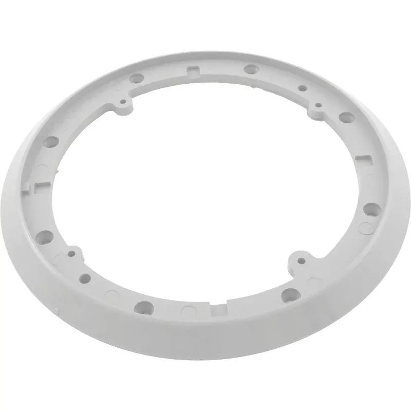 Mounting Plate, Waterway Main Drain Vinyl, 8″ Round, White