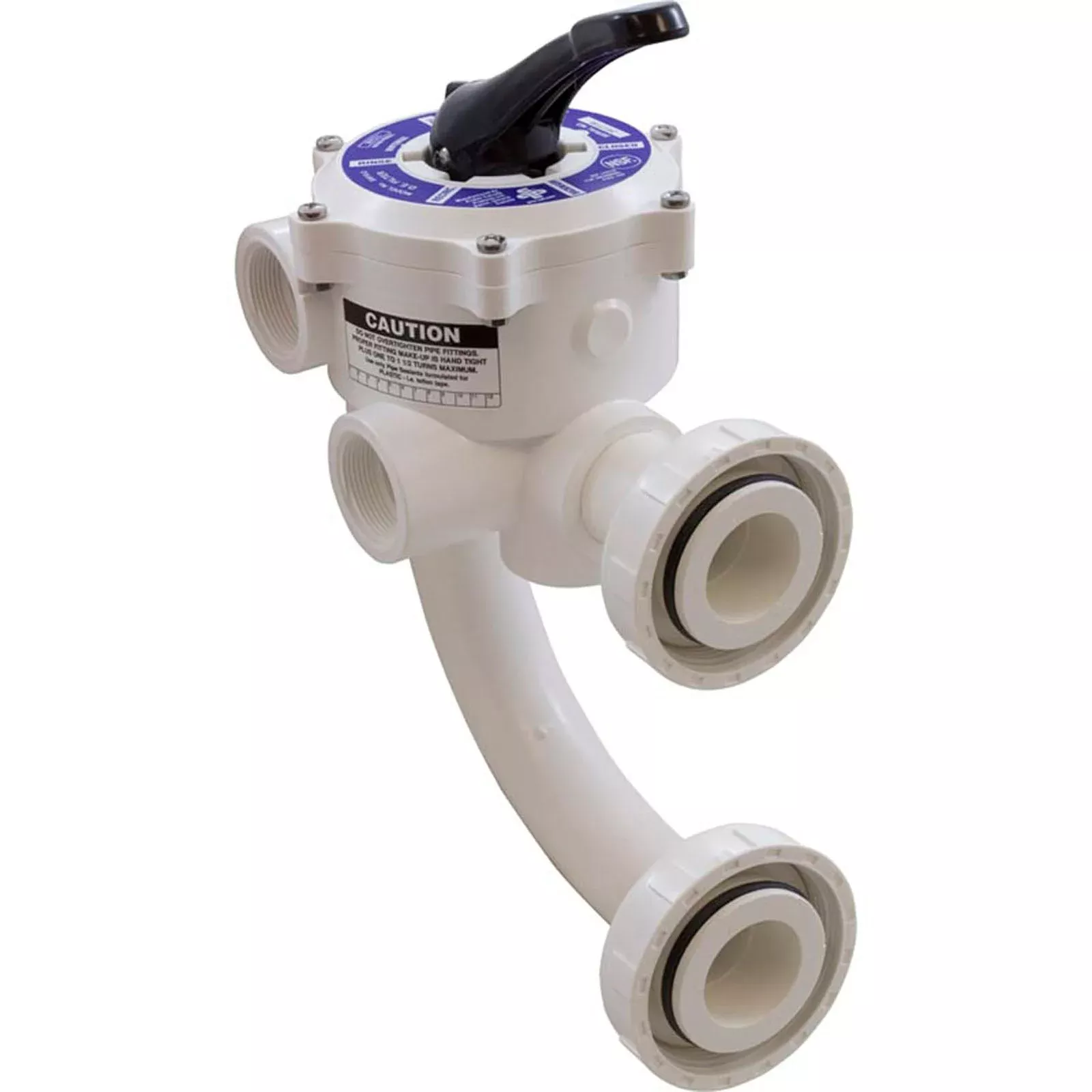 Multiport Valve, Praher SM1-PP2, 1-1/2″, w/PacFab Plumbing
