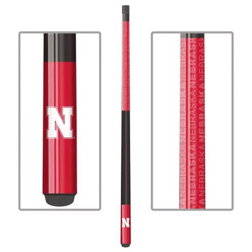Nebraska Cornhuskers Fiberglass 2-pc Pool Cue