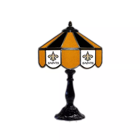 New Orleans Saints 21" Glass Table Lamp