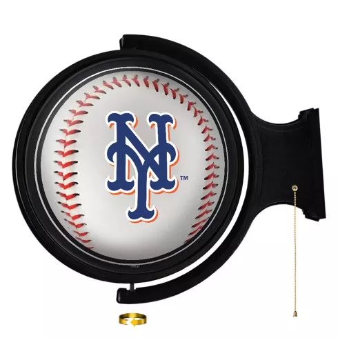 New York Mets: Baseball - Original Round Rotating Lighted Wall Sign