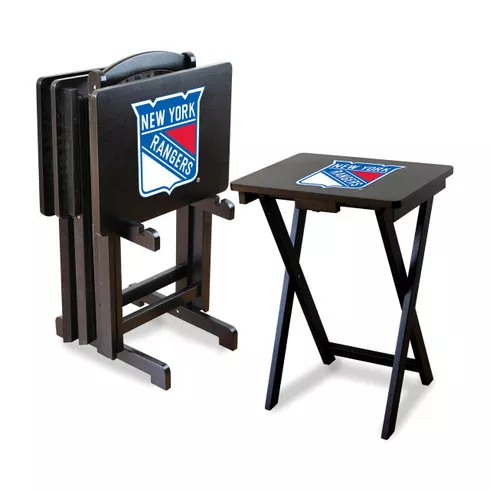 New York Rangers TV Snack Tray Set