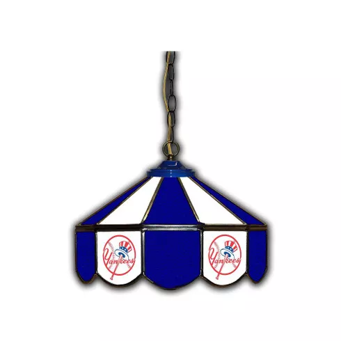 New York Yankees 14" Stained Glass Pub Light