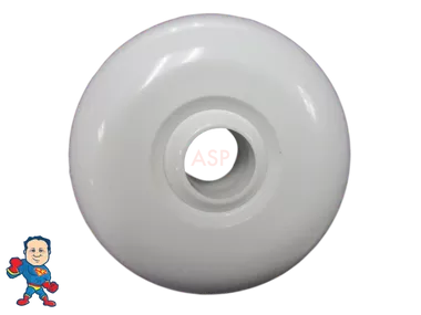 NLA 2 1/2" Eyeball Fitting HydraBath Smooth White Bath Tub