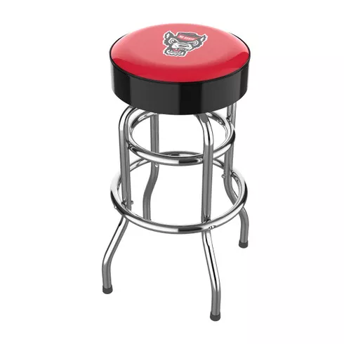 North Carolina State Wolfpack 30" Chrome Bar Stool