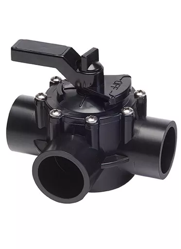 Ocean Blue Lube Free 3 Port 3 Way Diverter Valve CPVC2" x 2.5"- 176206