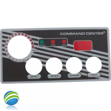 Overlay, 4-Button, Analog Topside Control, Air, Tecmark, Tridelta, Temp Display, Command Center