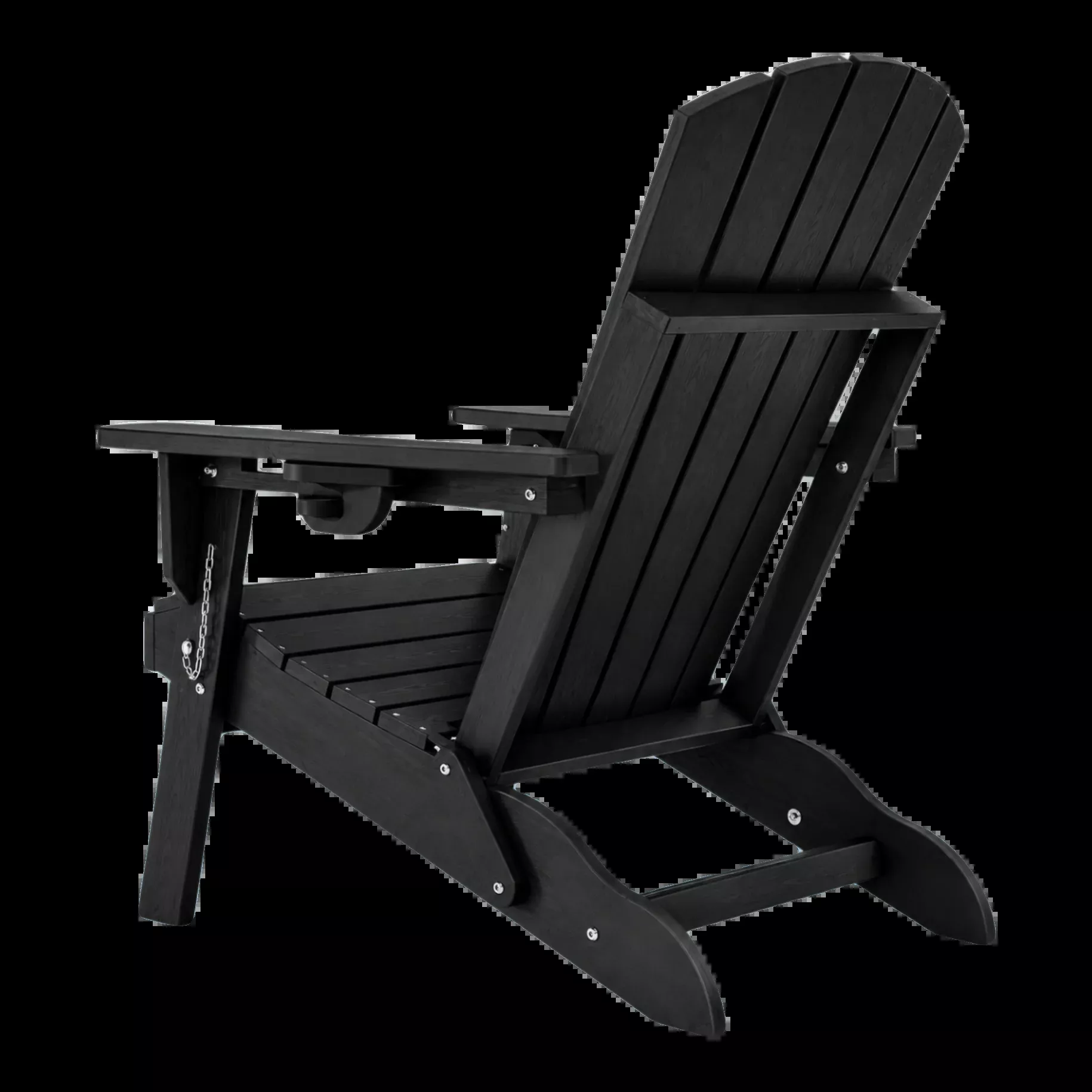 OWOW FOLDING ADIRONDACK CHAIR – BLACK