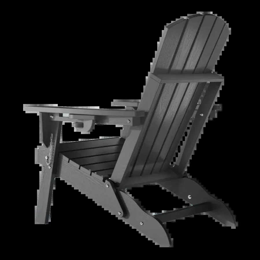 OWOW FOLDING ADIRONDACK CHAIR – DARK GRAY