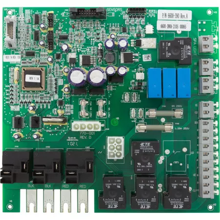 PCB, Sundance Spas 880NT, 2-Pump, LCD, 2014- 6600-390