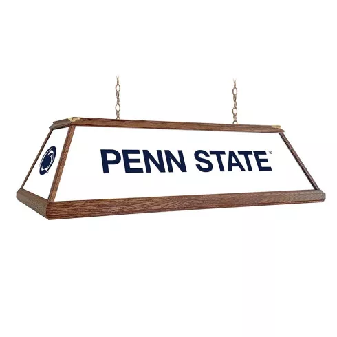 Penn State Nittany Lions: Premium Wood White Pool Table Light