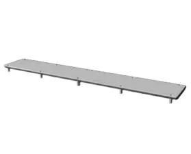 Pentair A&A AVSC Standard Drain Cover Top w/ Screws - Light Gray 558113