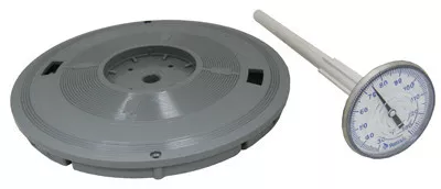 Pentair Bermuda Skimmer Lid with Thermometer, Gray | L6G