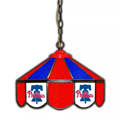 Philadelphia Phillies 14" Stained Glass Pub Light