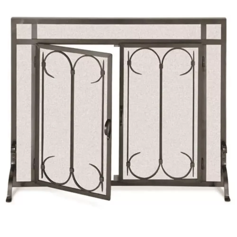 Pilgrim Screen Large Iron Gate Straight Top Doors Pilgrim SCREENLARGE