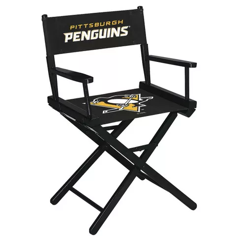 Pittsburgh Penguins Table Height Directors Chair