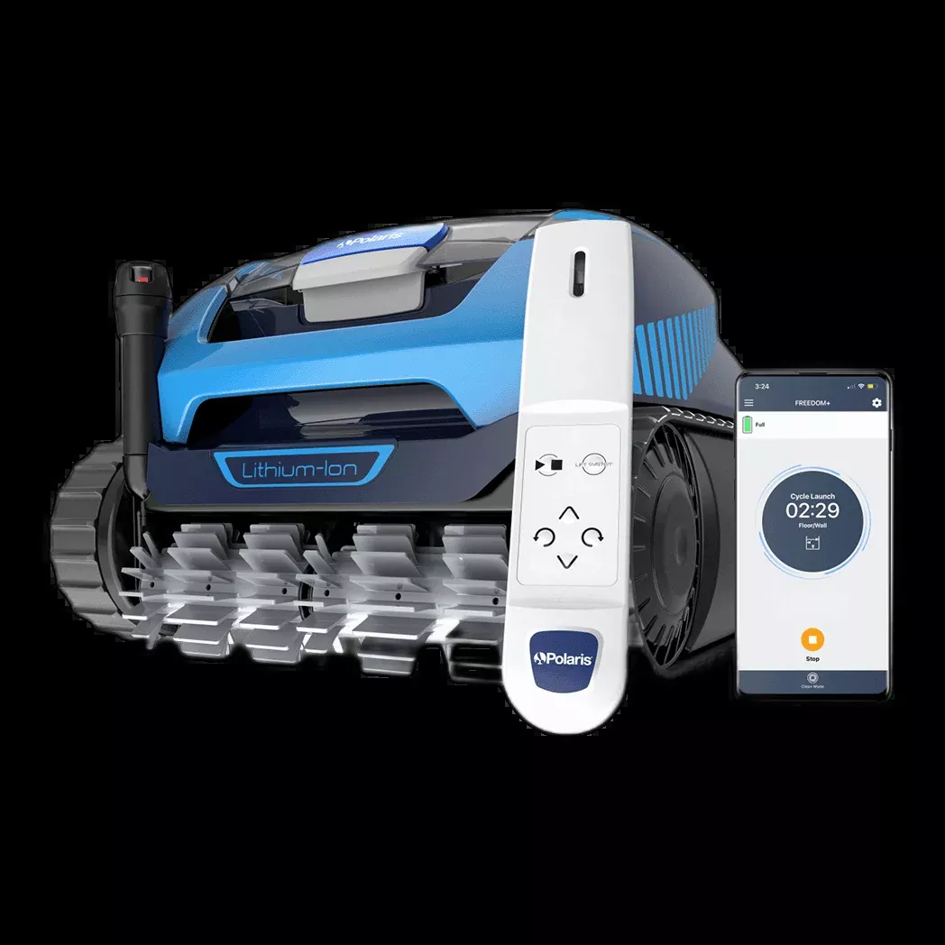 Polaris Freedom Plus Cordless Inground Robotic Pool Cleaner with Remote Control & iAquaLink Connectivity
