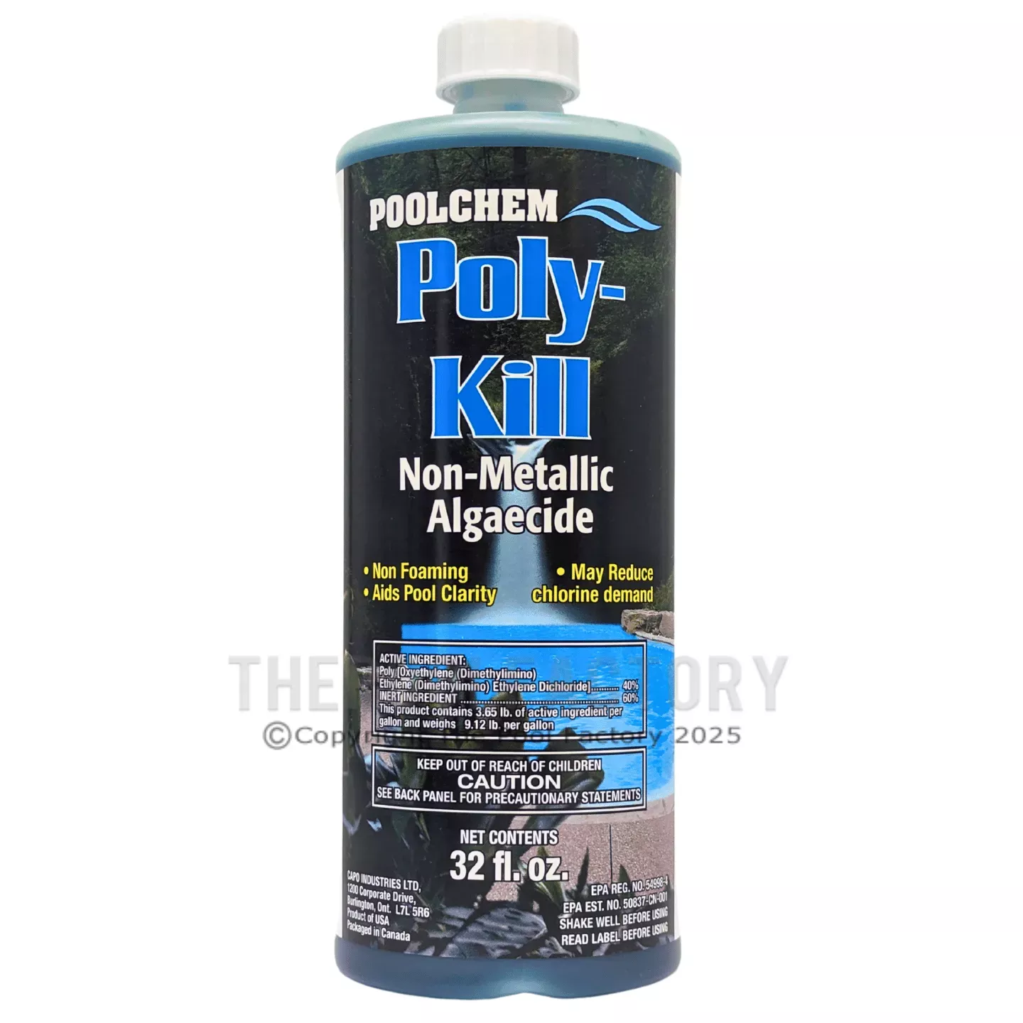 Poly-Kill Algaecide 40% Non-Foaming 1qt.