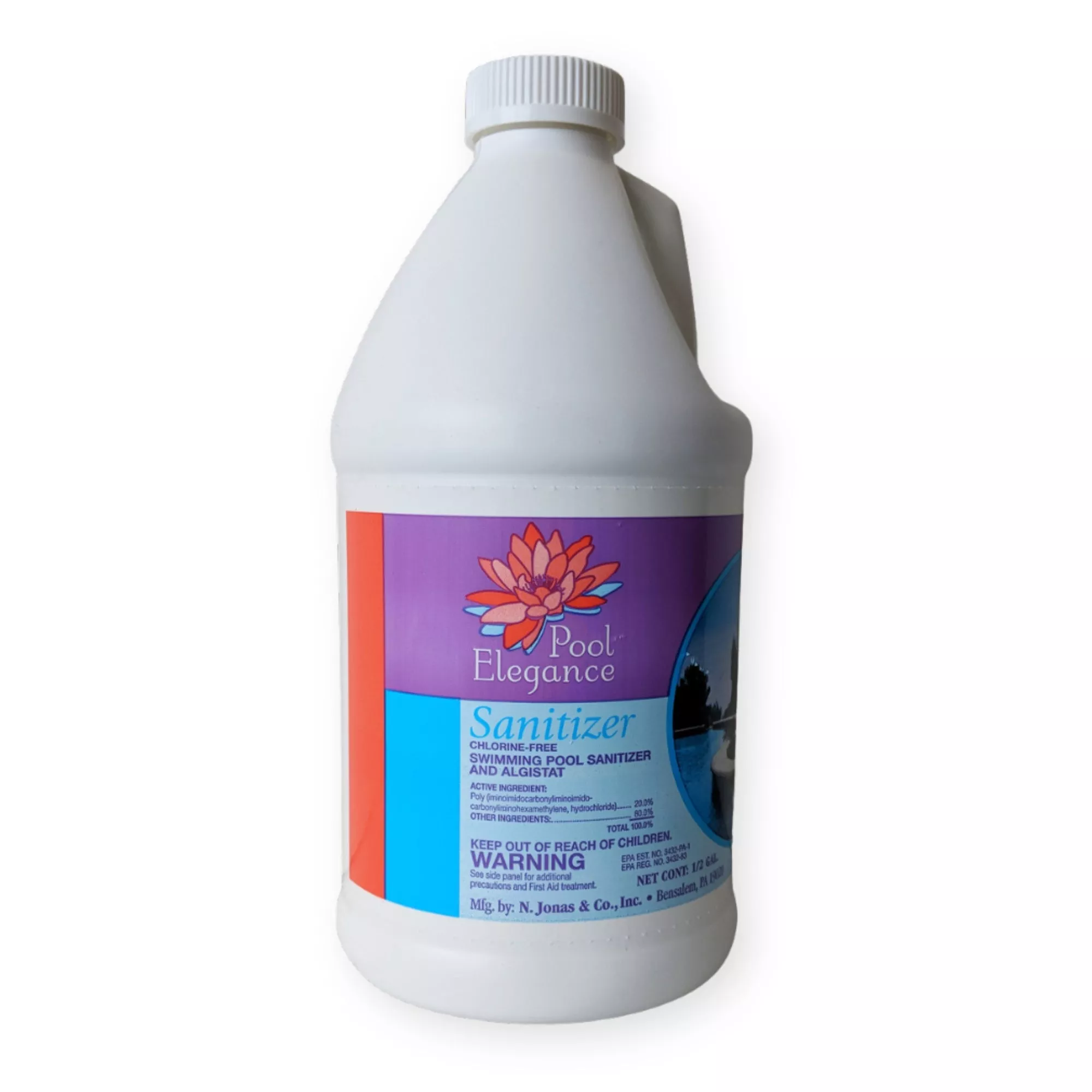 Pool Elegance Sanitizer 1/2 Gallon Bottle (Biguanide)